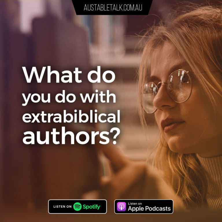What to do with extrabiblical authors?