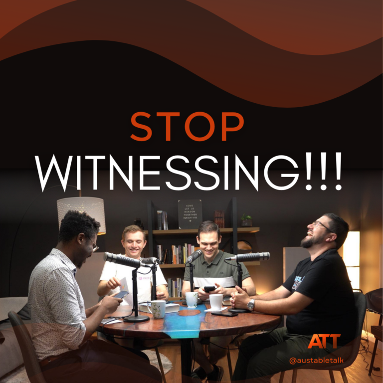STOP WITNESSING!